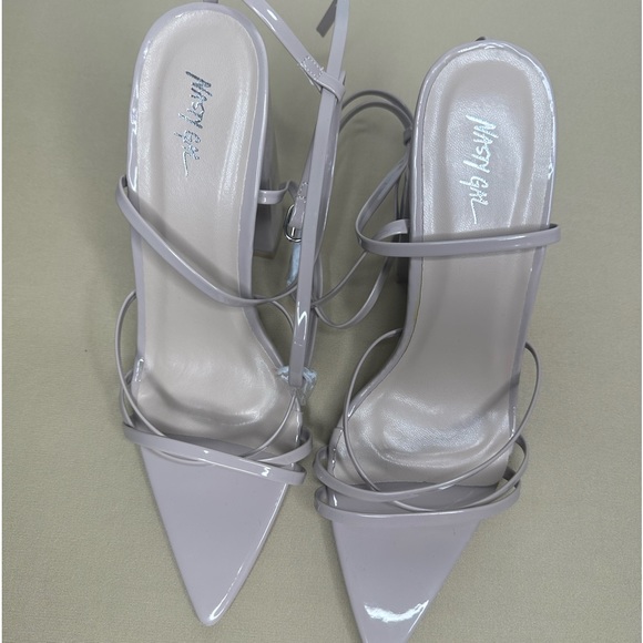 Nasty Gal Womens Pointed Strappy Block Heels - Picture 2 of 5